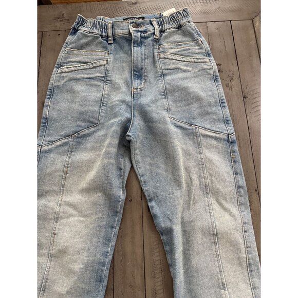 RETROFETE Myla Tapered Denim Jean Jogger Pants Romano Size 25 - Picture 6 of 7